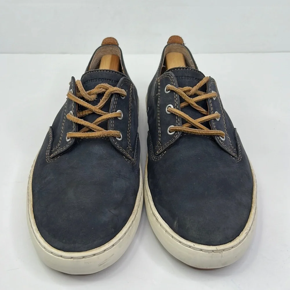 FRYE MEN’S NORFOLK DECK SHOES INDIGO SUNWASH NUBUCK LEATHER SZ 11.5